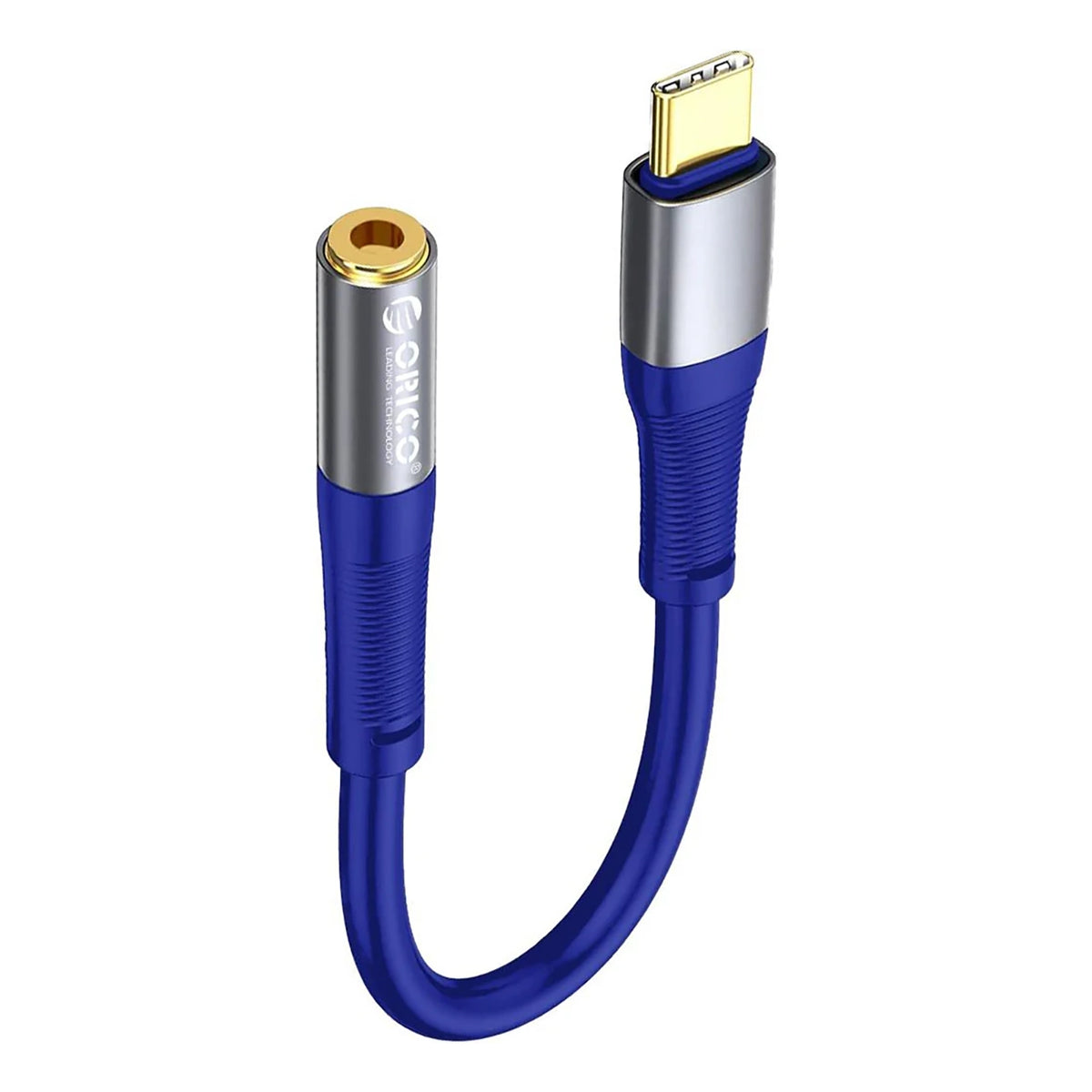 Cablu Orico Usb-c To 3.5 Mm Jack Audio 20 Cm - Albastru