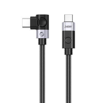 Cablu Orico Cw240 Usb-c To Usb-c PD 240W 1m Angled - Negru