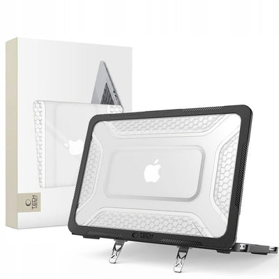 Husa laptop Tech-protect Kevlar Pro pentru MacBook Neo 13" 2026 - Negru And Transparent