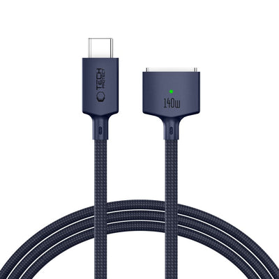 Cablu Tech-protect Mmc01 Ultraboost Usb-c / Usb-c Magsafe 3 140W 200cm pentru MacBook - Bleumarin