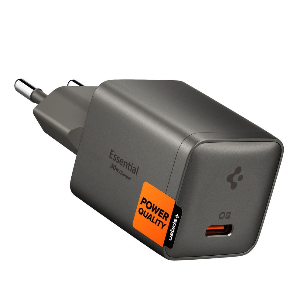 Incarcator priza Spigen Essential Ee301eu 1-Port 30W - Gri inchis