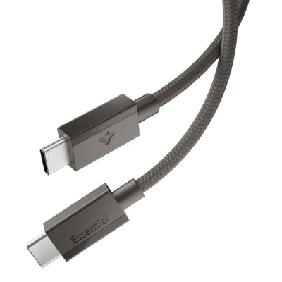 Cablu Spigen Essential Eb6015cc Usb-c 60W 150 Cm - Gri inchis
