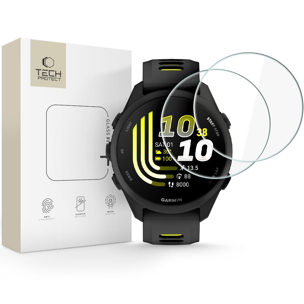 Folie sticla Tech-protect Glass Fit+ 2-Pack Na Garmin Forerunner 70 / 170