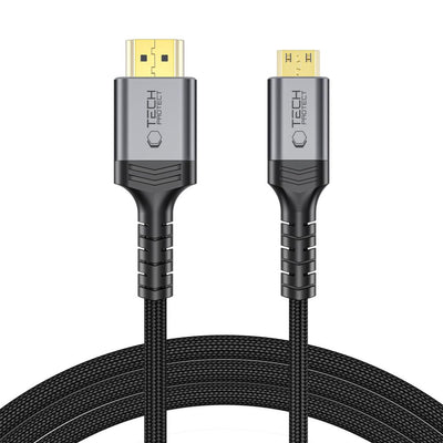 Cablu Tech-protect Ultraboost Mini Hdmi To Hdmi 2.1 8K 60HZ 200 Cm - Negru