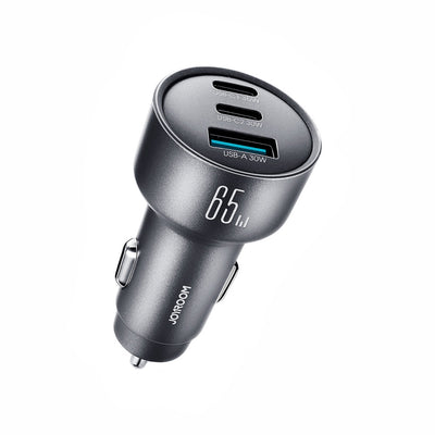 Incarcator auto Joyroom 65W 3-in-1 Gri inchis