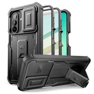 Husa Tech-protect Kevlar Cam+ 2-Set Na Samsung Galaxy A27 - Negru