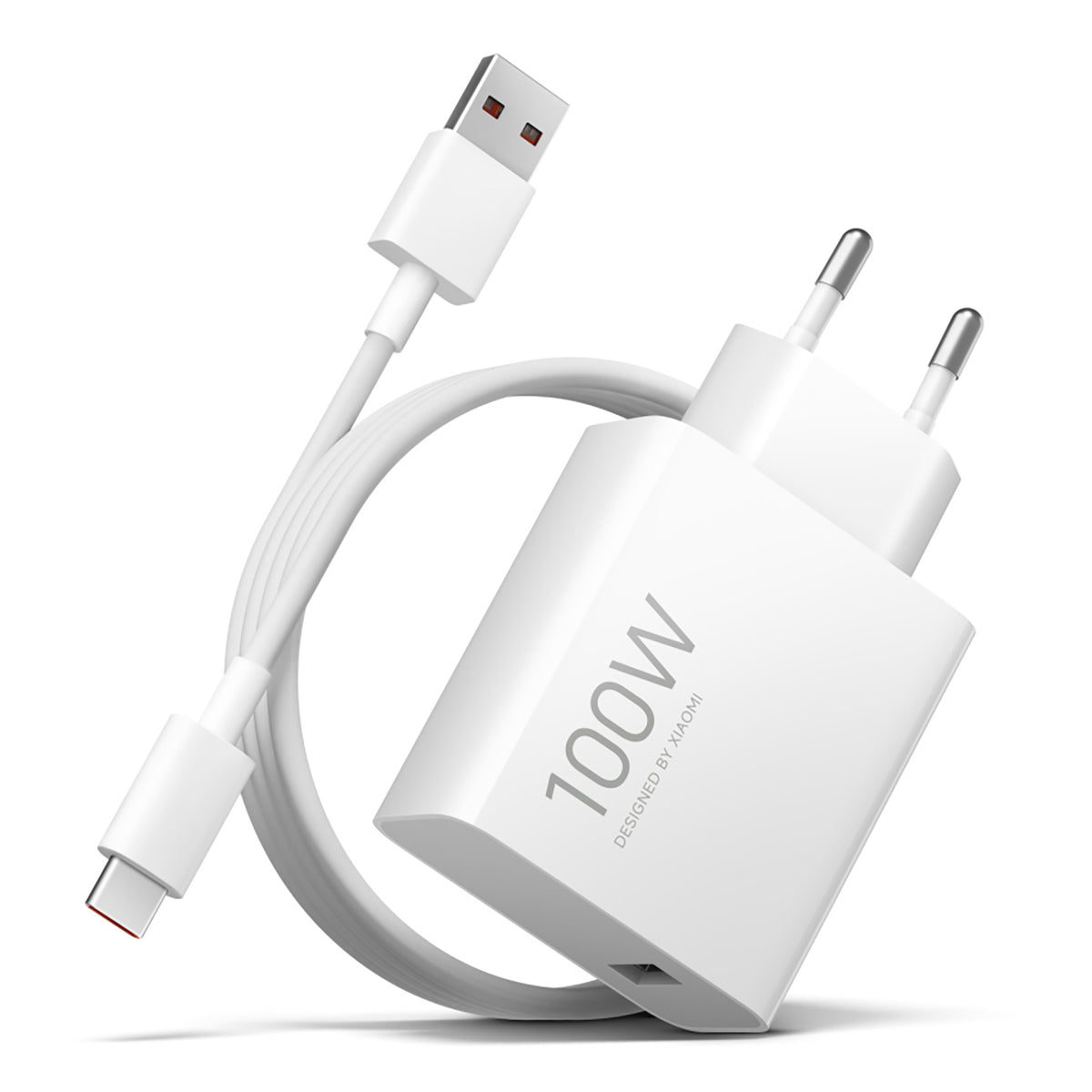 Cablu Xiaomi 100W 6.1A 1 X Usb-a Incarcator priza cu Usb-c - Alb