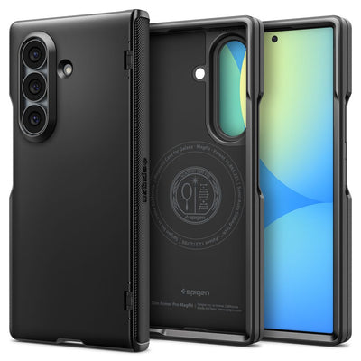 Husa Spigen Slim Armor Pro Magsafe pentru Samsung Galaxy Z Fold 8 Ultra - Negru