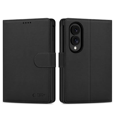 Husa Tech-protect Wallet pentru Samsung Galaxy Z Fold 8 - Negru