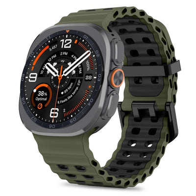 Curea Tech-protect Iconband Pro pentru Samsung Galaxy Watch Ultra 47mm - Verde/Negru