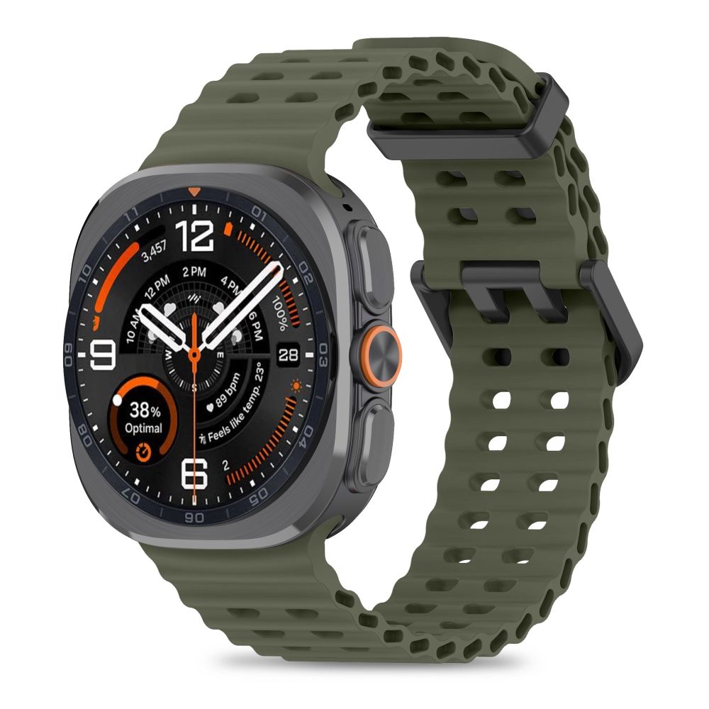 Curea Tech-protect Iconband Pro pentru Samsung Galaxy Watch Ultra 47mm - Verde inchis