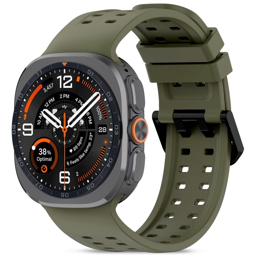Curea Tech-protect Silicone Air pentru Samsung Galaxy Watch Ultra 47mm - Olive