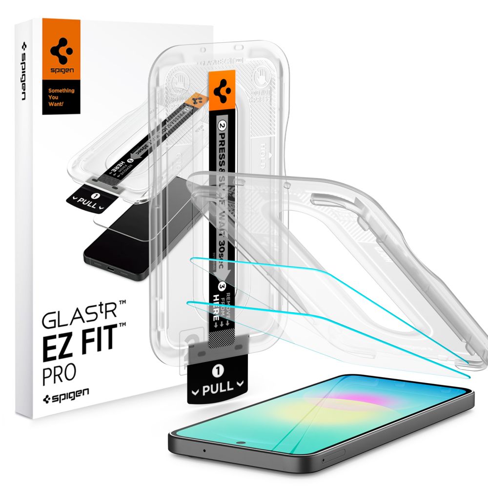 Folie Spigen Glas.tr EZ Fit 2-Pack sticla pentru Samsung Galaxy A27 5G