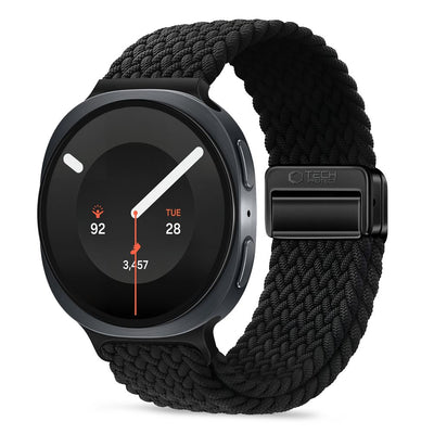 Curea Tech-protect Nylonmag pentru Samsung Galaxy Watch 40/44/46mm - Negru