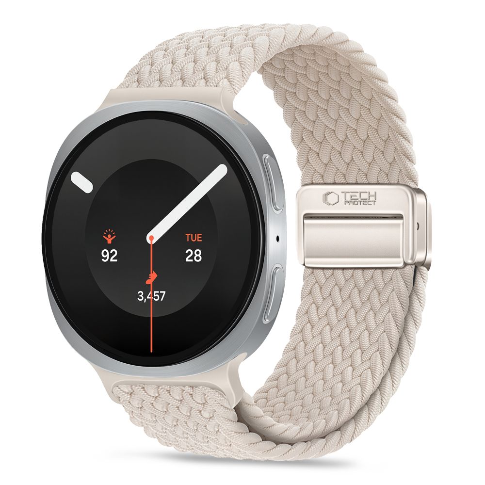 Curea Tech-protect Nylonmag pentru Samsung Galaxy Watch 40/44/46 Mm - Bej