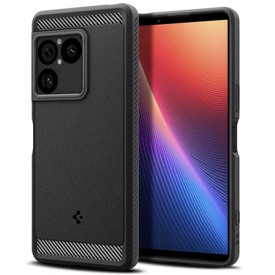Husa Spigen Rugged Armor pentru Sony Xperia 1 Viii - Matte Negru