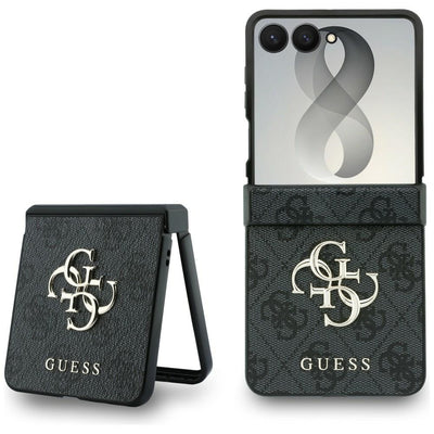 Husa Guess Big 4G Logo pentru Samsung Galaxy Z Flip 8 - Negru