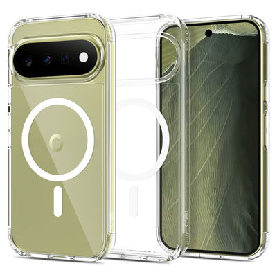 Husa Tech-protect Flexair Hybrid Magsafe pentru Google Pixel Pro 9 / 9 Pro / 10 / 10 Pro / 11 / 11 Pro - Transparent
