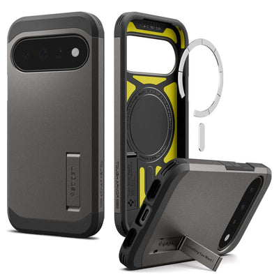 Husa Spigen Tough Armor Mag Magsafe pentru Google Pixel 11 - Gri inchis