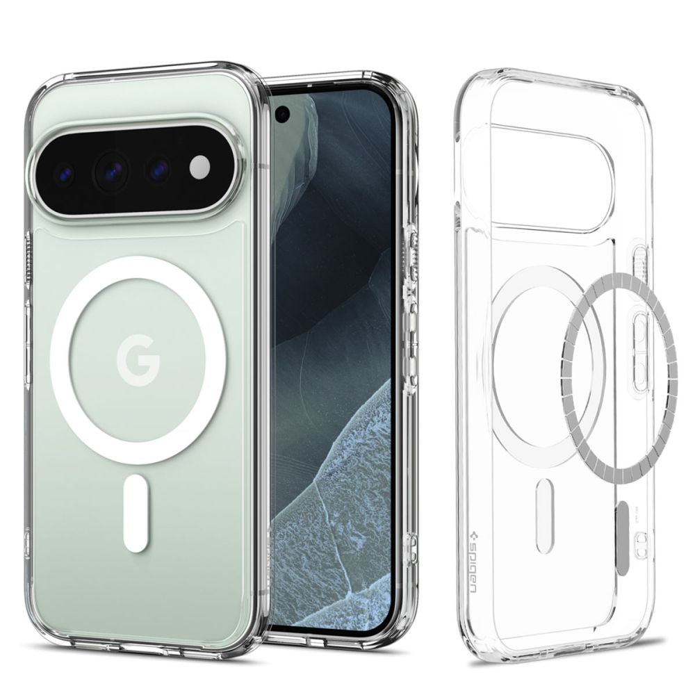 Husa Spigen Ultra Hybrid Mag Magsafe pentru Google Pixel 11 Pro - Transparent And Alb
