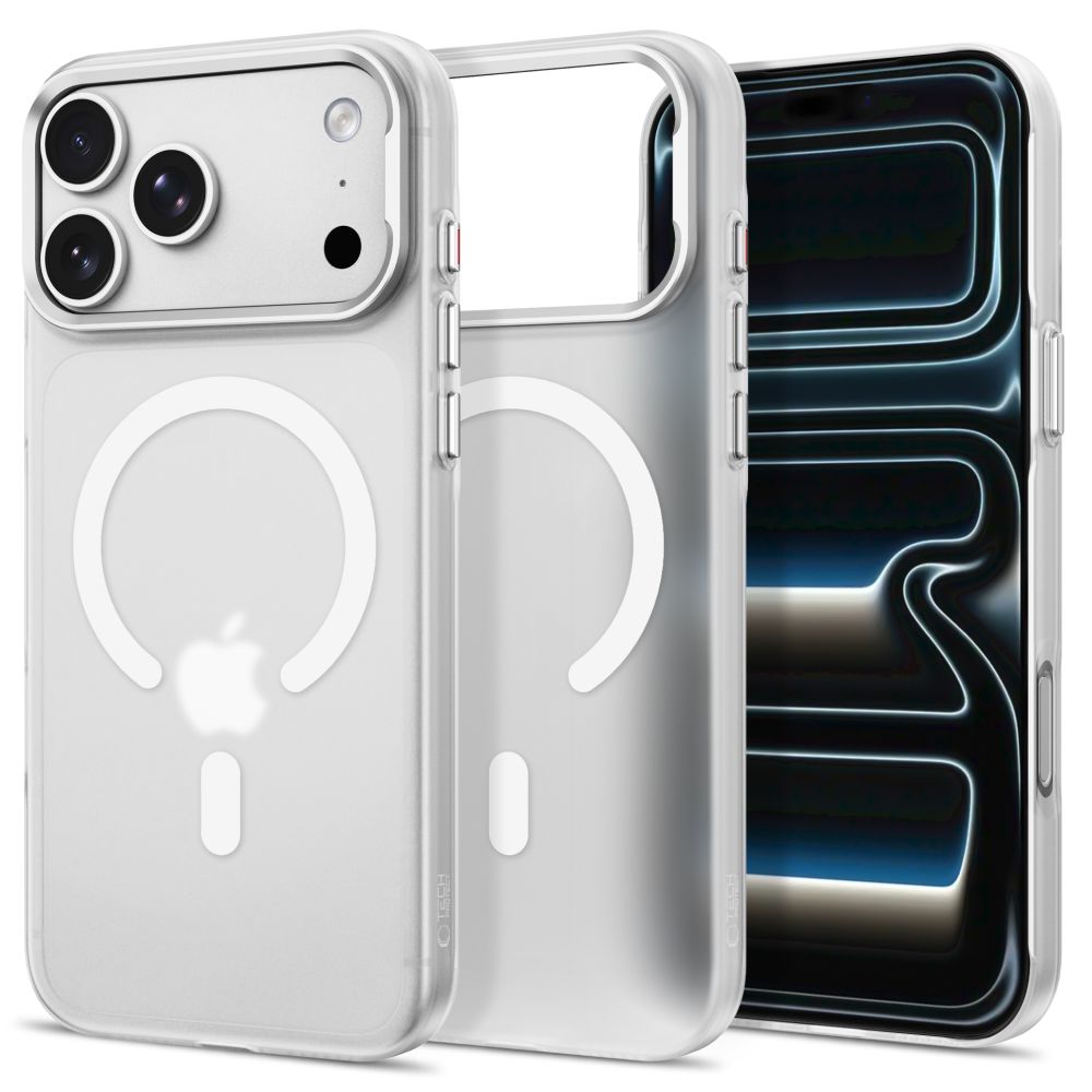 Husa Tech-protect Magzero Magsafe pentru iPhone 17 Pro Max / 18 Pro Max - mat Alb