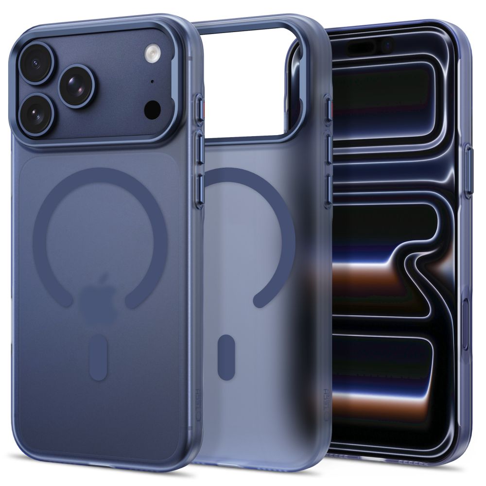 Husa Tech-protect Magzero Magsafe pentru iPhone 17 Pro Max / 18 Pro Max - mat Bleumarin