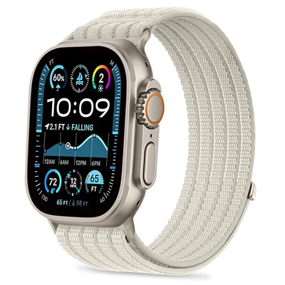 Curea Tech-protect Nylon Sport pentru Apple Watch 44 / 45 / 46 / 49 Mm - Bej