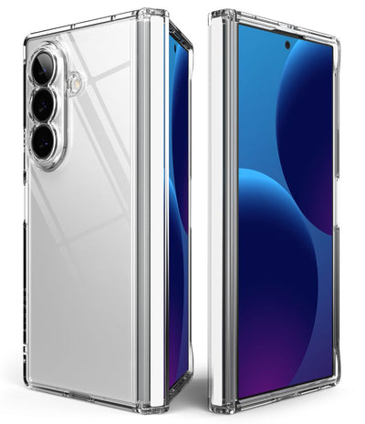 Husa Ringke Fusion Flap pentru Samsung Galaxy Z Fold 8 Ultra - Transparent