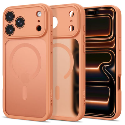 Husa Tech-protect Basicmag Magsafe pentru iPhone 17 Pro Max / 18 Pro Max - mat Portocaliu