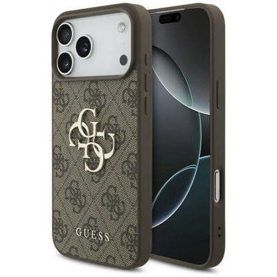 Husa Guess 4G Big Logo pentru iPhone 17 Pro Max / 18 Pro Max - Maro