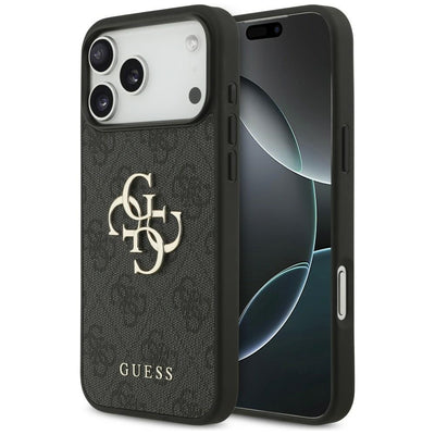 Husa Guess 4G Big Logo pentru iPhone 17 Pro Max / 18 Pro Max - Negru