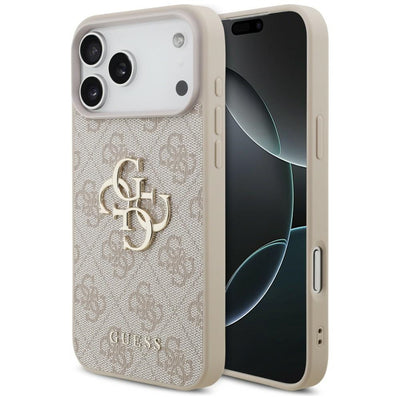 Husa Guess 4G Big Logo pentru iPhone 17 Pro Max / 18 Pro Max - Roz