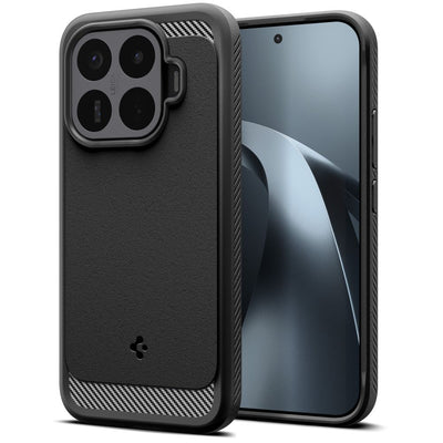 Husa Spigen Rugged Armor pentru Xiaomi 17T Pro - mat Negru