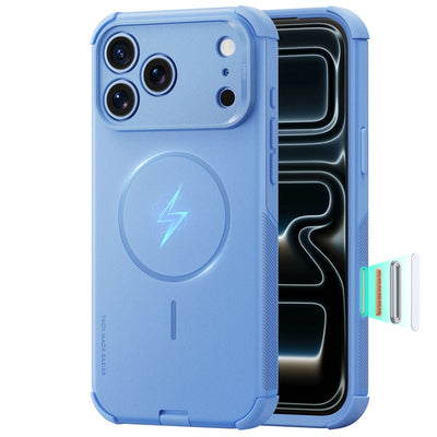 Husa ESR Cyber Tough Magsafe pentru iPhone 18 Pro Max / 17 Pro Max - Albastru deschis