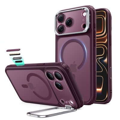 Husa ESR Classic Hybrid Kickstand Magsafe pentru iPhone 18 Pro Max / 17 Pro Max - Cherry inchis mat