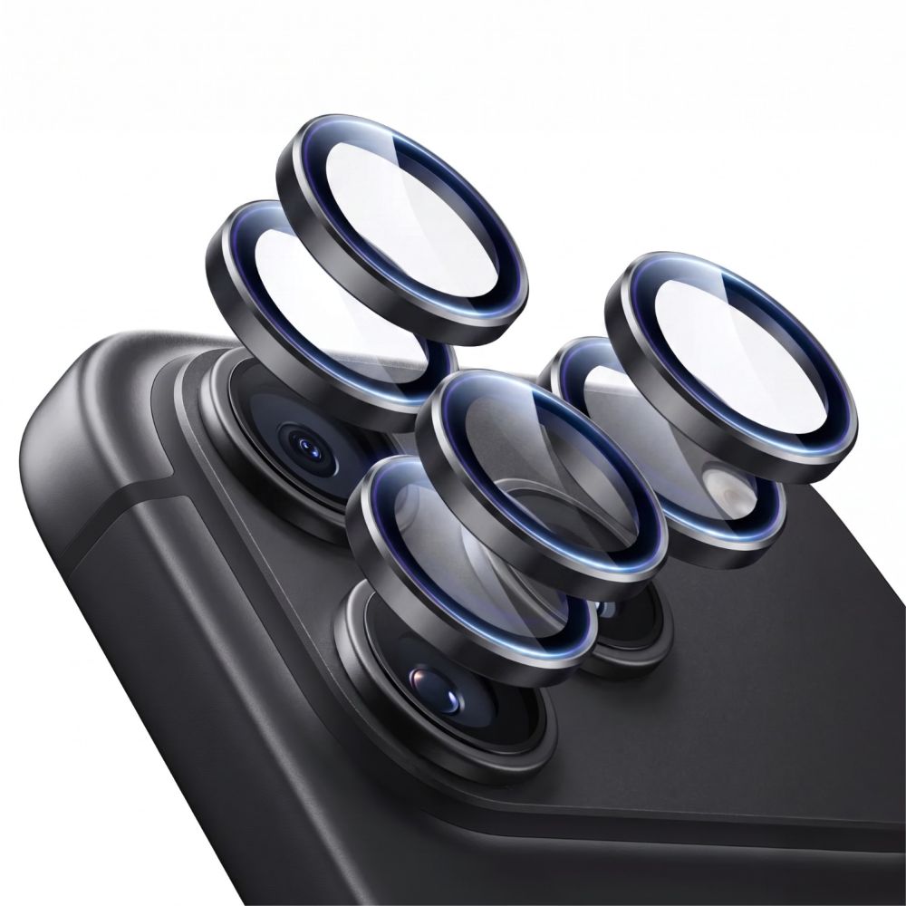 Folie ESR Armorite Camera protectie 2-Pack sticla pentru iPhone 18 Pro / 18 Pro Max - Negru