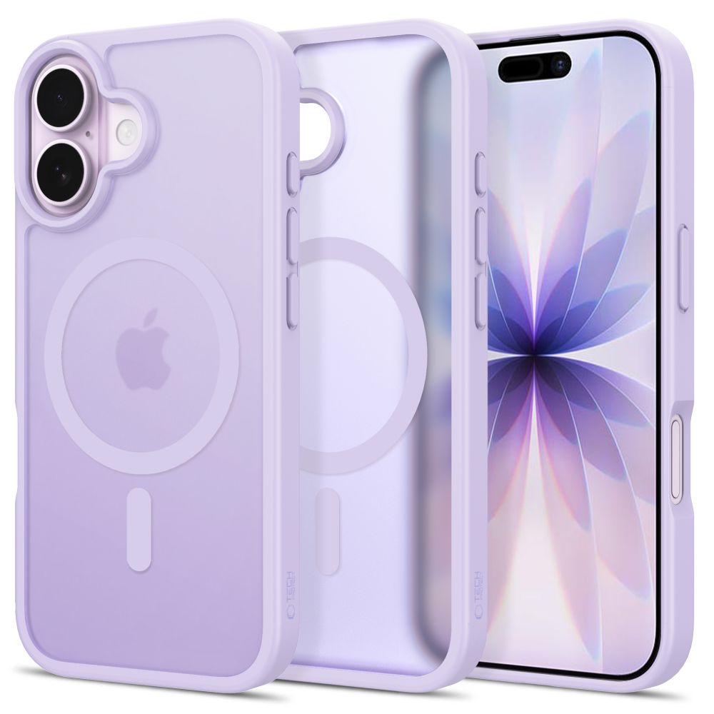 Husa Tech-protect Basicmag Magsafe iPhone 17 - mat Lilac