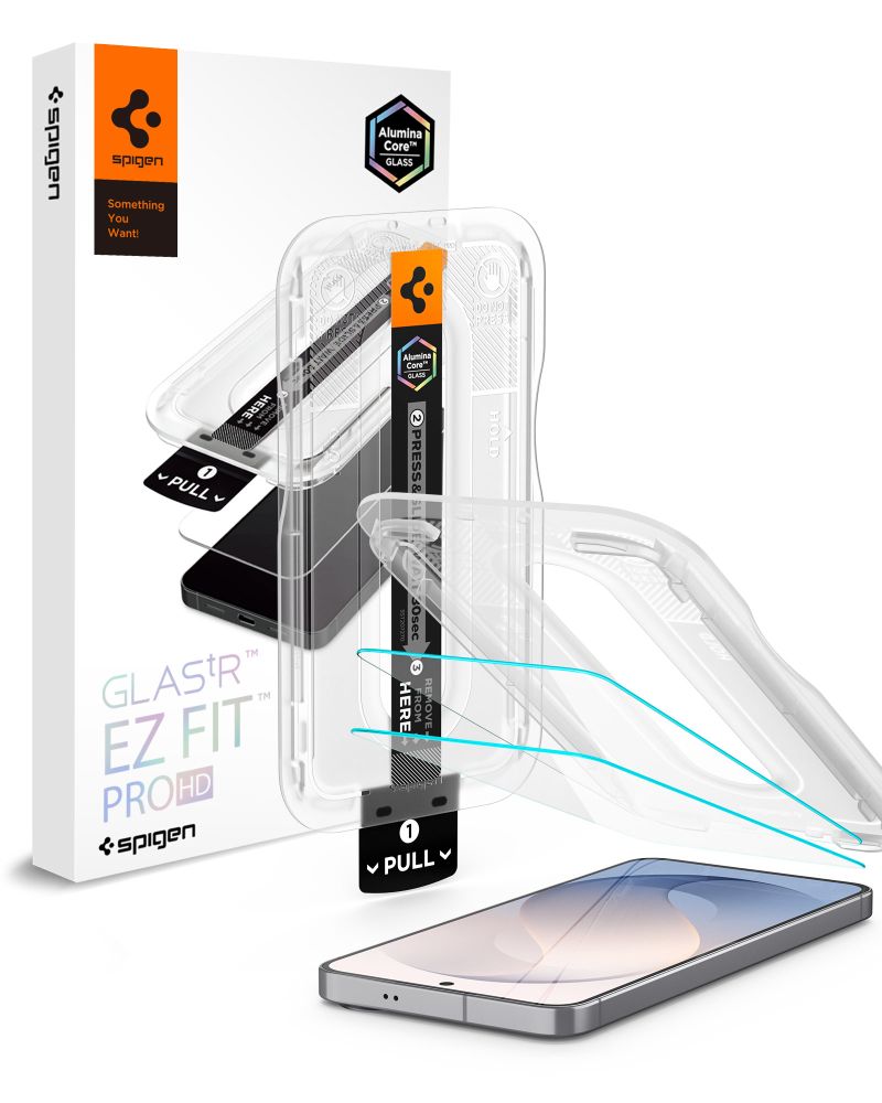 Folie Spigen Glas.tr EZ Fit Pro AC 2-Pack sticla pentru Samsung Galaxy S26 FE