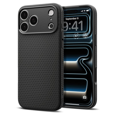Husa Spigen Liquid Air pentru iPhone 18 Pro Max / 17 Pro Max - mat Negru