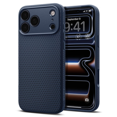 Husa Spigen Liquid Air pentru iPhone 18 Pro Max / 17 Pro Max - Bleumarin