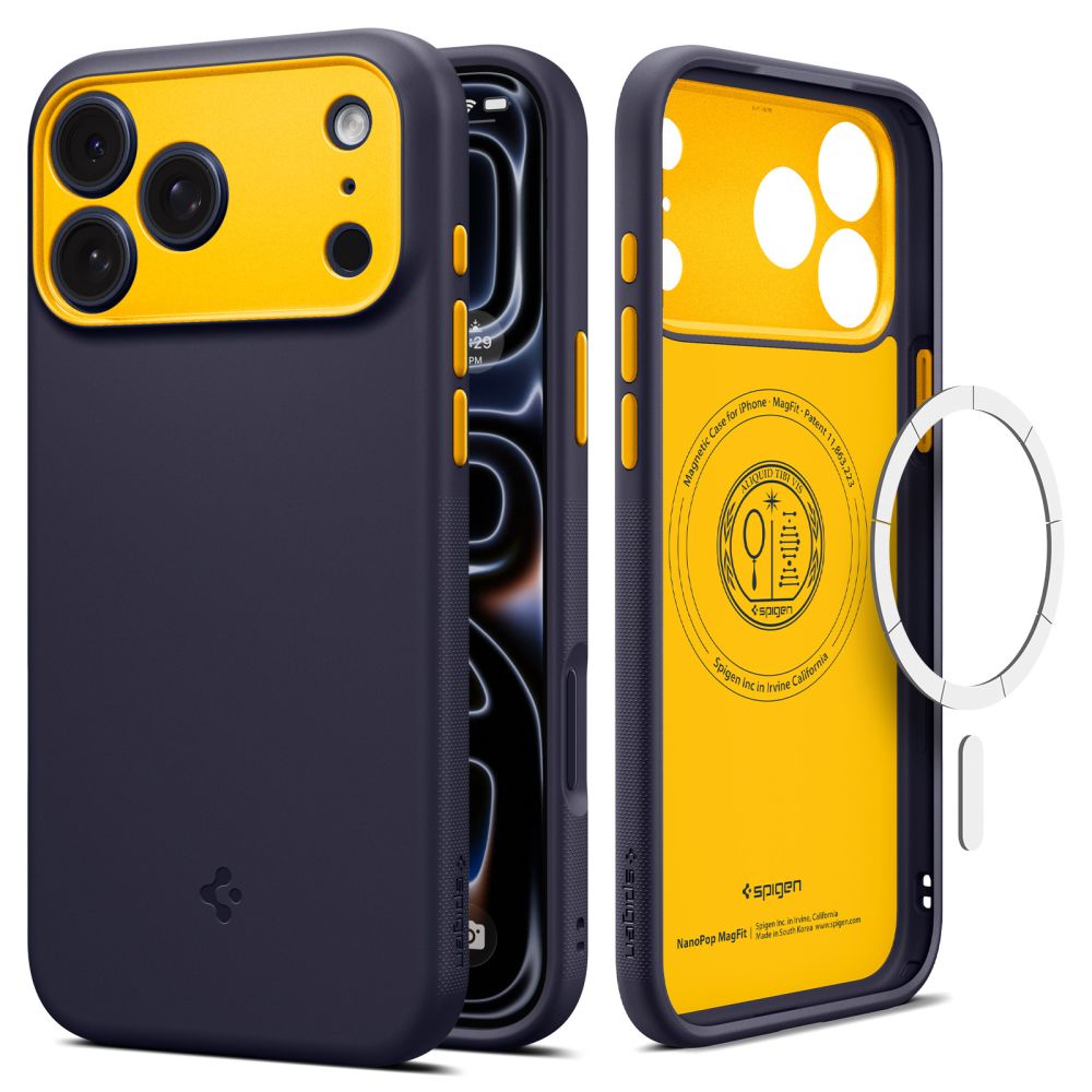 Husa Spigen Nano Pop Magsafe pentru iPhone 18 Pro / 17 Pro - Albastru