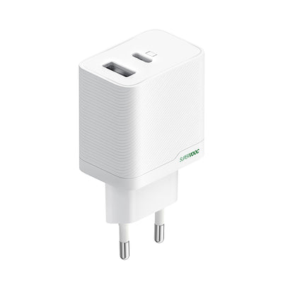 Incarcator priza Oppo Osab4cb4ae 45W Usb-a + Usb-c - Alb