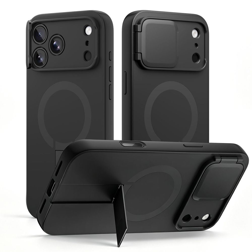 Husa Tech-protect Kevlar Aura Magsafe pentru iPhone 18 Pro / 17 Pro - Negru