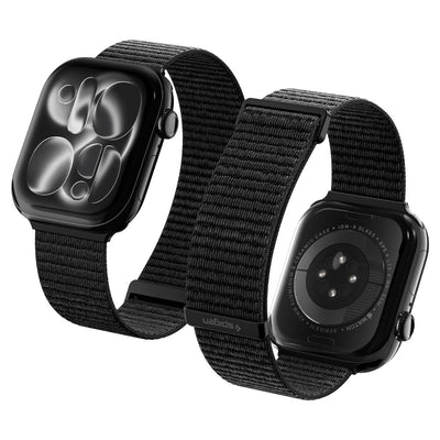 Curea Spigen Wbf01 pentru Apple Watch 44 / 45 / 46 / 49 Mm - Negru