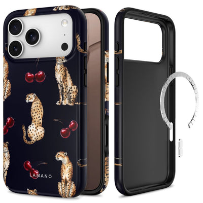 Husa Tech-protect Lamano Magsafe pentru iPhone 18 Pro / 17 Pro - Negru si Maro