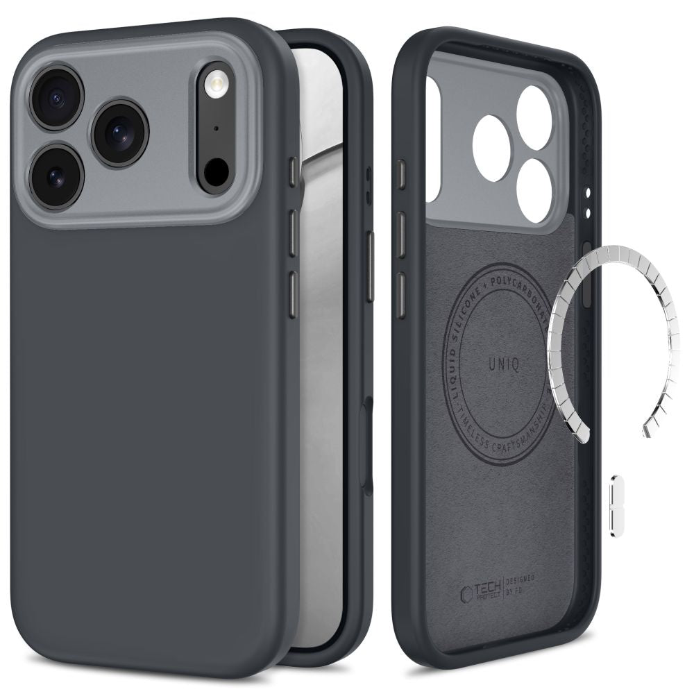 Husa Tech-protect Uniq Magsafe CC pentru iPhone 18 Pro Max / 17 Pro Max - Graphite