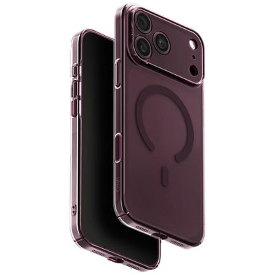 Husa Uniq Airsuit Magclick Charging pentru iPhone 18 Pro Max / 17 Pro Max - Burgundy