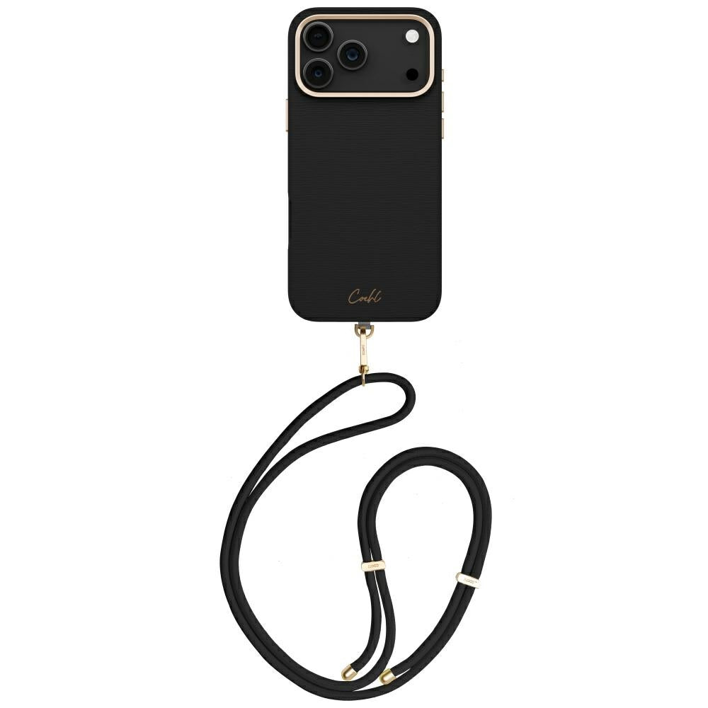 Husa Uniq Coehl Mirelle Magnetic Charging pentru iPhone 17 Pro Max - Negru