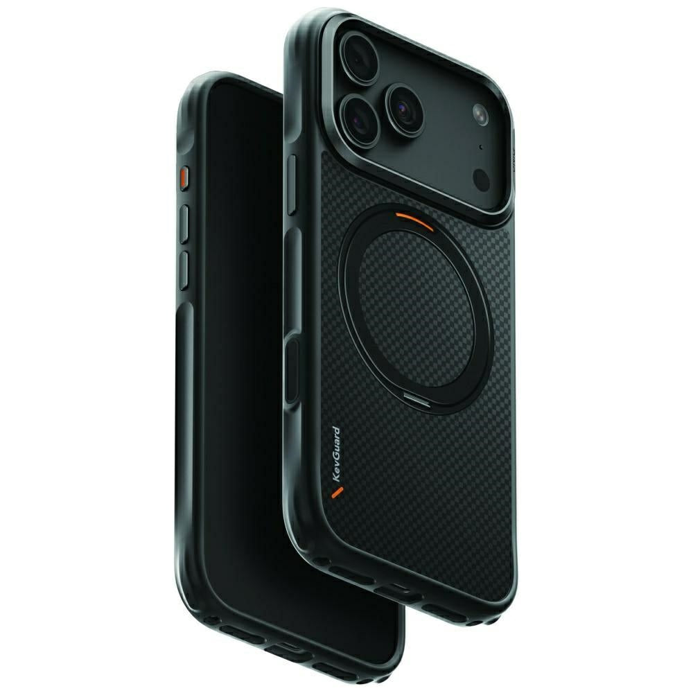 Husa Uniq Keva Mov Magclick Charging pentru iPhone 18 Pro Max / 17 Pro Max - Negru