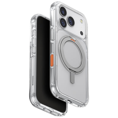 Husa Uniq Swivix 360 Rotating Kickstand pentru iPhone 17 Pro / 18 Pro - Transparent
